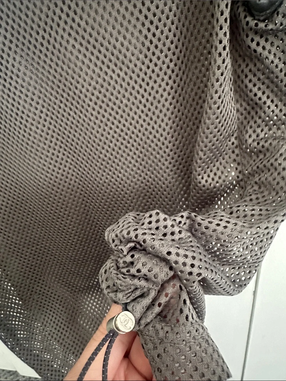 RARE CHANEL Mesh Sleeveless Tank Top